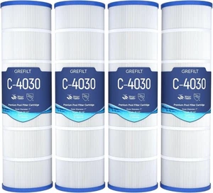 PACK DE 4 ~ Repuesto de cartucho de filtro de piscina C4030 para Hayward Grefilt - Imagen 1 de 3