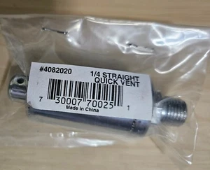 Aqua Plumb 4082020 1/4" Straight Quick Vent - Picture 1 of 3