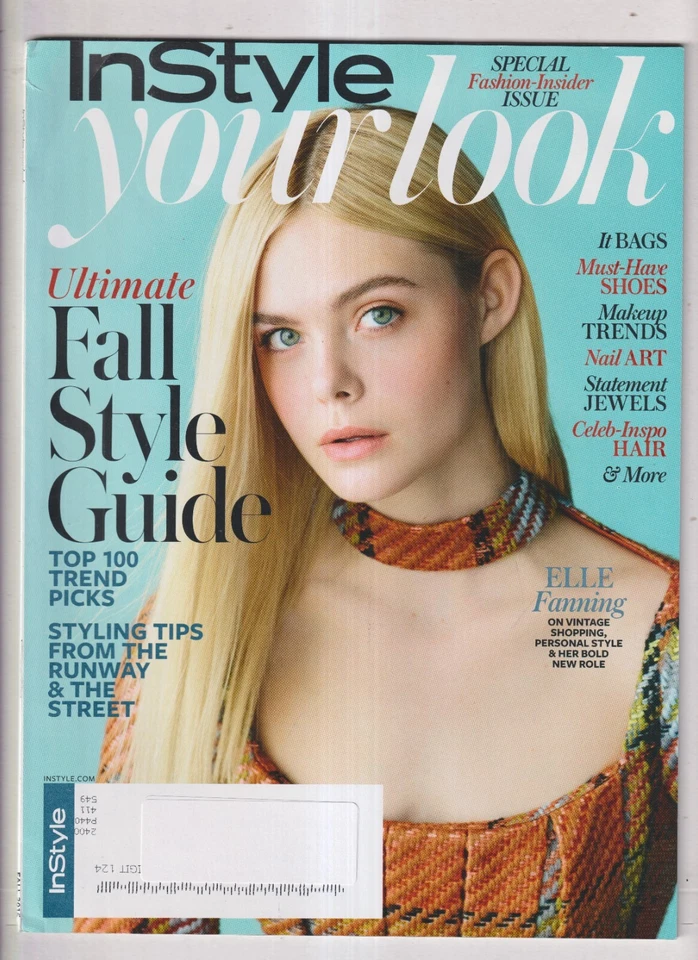 InStyle Your Look Fall 2015 Elle Fanning, Ultimate Fall Style Guide (Special Fas Foto 1 de 1