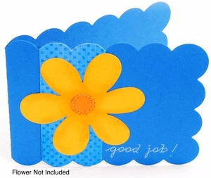 Sizzix Bigz XL Scallop Card die #A10771 Retail $39.99 Crafter's MUST HAVE!! - Picture 1 of 5