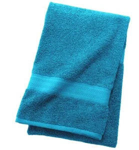 Pack of 4 - The Big One Solid Bath Towel 30" x 54" 100% Cotton TURQUOISE - Picture 1 of 1