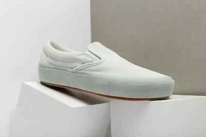 Vans CLASSIC SLIP ON [VN0A3JEZQFB] SUEDE BLUE FLOWER US 7 WOs 8.5 UK 6 EUR 39 - Picture 1 of 8