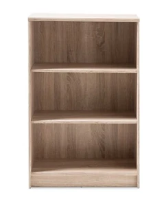 Regal Bücherregal Standregal Wohnzimmerregal Aktenregal 3 Fächer Eiche Sonoma - Bild 1 von 3