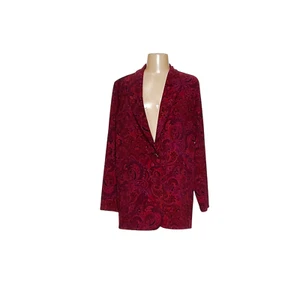 Susan Graver Floral Blazer - Picture 1 of 4