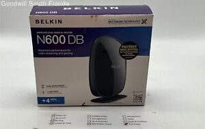 Belkin N600 DB Wireless Dual Band N+ VPN Capabilities Portable Router