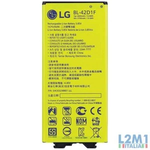 BATTERIA ORIGINALE BL-42D1F 2800mAh PER LG G5 H820 H830 H840 H850 - Foto 1 di 1