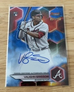 Bowman's Best #B23-VG 2023 Vaughn Grissom RC refractor azul automático #/150 - Imagen 1 de 2