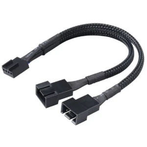 PWM Y Kabel 4 PIN Adapter Lüfter Verteiler Splitter für PC CPU Lüft - Afbeelding 1 van 11