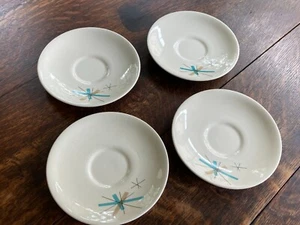 4 Salem North Star Atomic Starburst Saucers - Picture 1 of 11