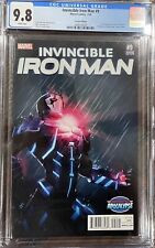 Invincible Iron Man #9 Turcotte Variant CGC 9.8 1st Print Riri Williams 🔑 🎥