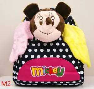 Mochila escolar de peluche de 7" para niños Walt Disney Mickey Mouse con alas - Imagen 1 de 1