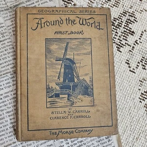 Antique Rare Victorian Book 1897 "Around the World" First Book Sample Copy - Picture 1 of 14