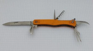 Folding Knife Multitool USSR Vintage Soviet Camping Travel Tourist Knive Rare - Picture 1 of 21