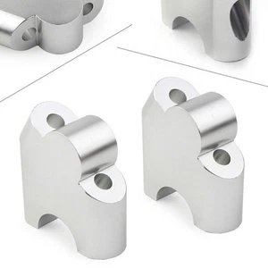 Adaptador de abrazadera de montaje elevadores de manillar plateado para BMW F800R 2015-2017 2016 - Imagen 1 de 6