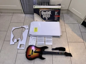 Boxed Guitar Hero 5 Xbox 360 Bundle – Wireless Controller, & Strap - Picture 1 of 8