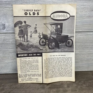 Kit Olds tablero curvo Aurora Old Timers No. 576-198 solo instrucciones - Imagen 1 de 5