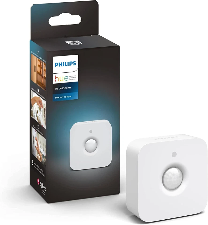 Philips Hue Indoor Motion Sensor with Wireless Control -Smart Lighting Accessory - Image 1 of 4