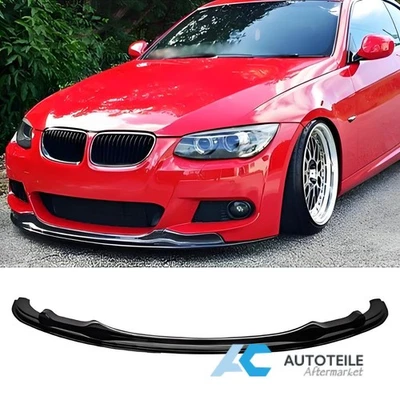 Frontlippe Spoilerlippe Glanz Schwarz für BMW 3er E92 Coupe LCI 2010-2013 - Bild 1 von 4