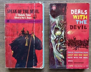Speak Of The Devil & Deals With The Devil Vintage Paperbacks Lot 2 BUN2 - Picture 1 of 12