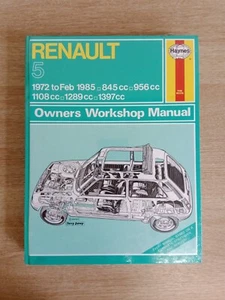 Renault 5 Haynes Workshop Manual 1972 to Feb 1985 - Picture 1 of 2