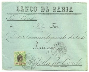 BRASILIEN 1903 BRIEF - - NACH PORTUGAL - ss/vz  - Bild 1 von 2