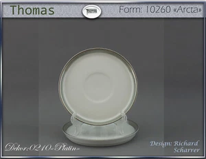 Eine Milchkanne H7,5cm Arcta 10260 Dekor: Platin von Thomas Design: R. Scharrer - Bild 1 von 7