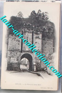 CPA 22 BRETAGNE DINAN LA PORTE DE SAINT MALO MONUMENT CARTE POSTALE FIN XIXe DND - Picture 1 of 1
