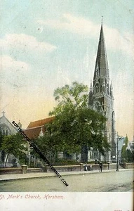 ST. MARKS CHURCH HORSHAM WEST SUSSEX POSTKARTE - Bild 1 von 2