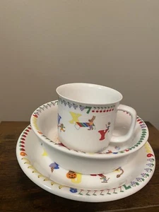 Lenox 3 Pc Teacher’s Pet Child’s Placesetting - Plate Bowl Cup - Picture 1 of 8