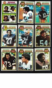1979 Topps Football Cleveland Browns Team Set (all 24 cards) *NEWSOME RC* - Picture 1 of 3