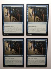 4 X Serum Visions ~ Playset - Modern Masters 2017 [ NearMint ] [ Magic MTG ]  NM