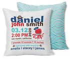 Printtoo Personalized Birth Announcement Pillow With Insert Custom Etr