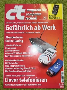 Heise CT Magazin Zeitschrift - c't Heft 21 / 2015 - Bild 1 von 2