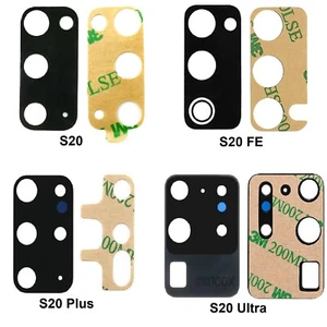 For Samsung Galaxy S20 S20 Plus Ultra FE Camera Glass Lens Replacement Set - Picture 1 of 5