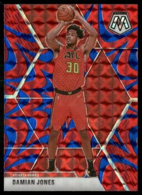 2019-20 Panini Mosaic Blue Reactive Prizm Damian Jones #34 - Image 1 of 2