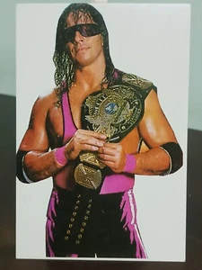 INDIA VINTAGE PICTURE POSTCARD WWF WRESTLERS: HIT MAN LOT OF 4 PICTURE POSTCARD* - Picture 1 of 8