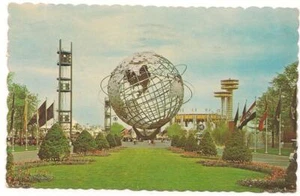 Postcard New York World's Fair 1964-1965,Unisphere Queens, New York - Picture 1 of 1