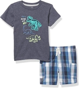 Kids Headquarters boys 2 Pieces Shorts Set, Size 4, 5, 6, 7 - Picture 1 of 2