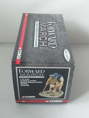 Corgi Forward March 1:32 Die Cast Figure Civilians At War United Nations Relief - Image 1 of 4