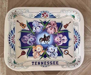 Vintage Tennessee Tin Serving Tray Dish - Picture 1 of 4