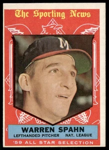 1959 Topps #571 Warren Spahn Milwaukee Braves Excellent 52118 - Picture 1 of 2