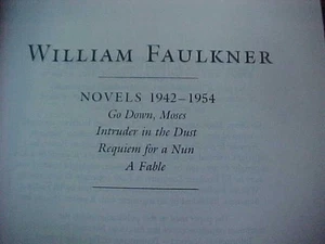 WILLIAM FAULKNER NOVELS (4) 1942-1954 (Slipcased 1994, Library of America - Picture 1 of 3