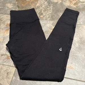 Ivivva lululemon schwarz volle Länge Leggings Netzeinsatz Mädchen Gr. 10 - Bild 1 von 8