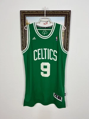 Camiseta verde vintage Adidas Boston Celtics NBA #9 Rondo para hombre camiseta rara talla M Foto 1 de 4