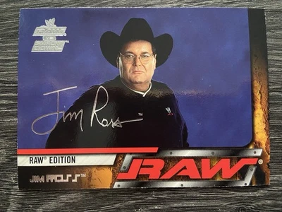 2002 Fleer WWE Raw vs. Smackdown Jim Ross #5 Wrestling Card - Image 1 of 2