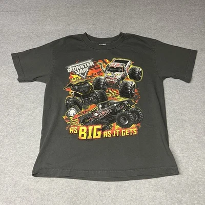 Camiseta Monster Jam Juvenil Grande Metal Mulisha Zombie Rotwiler Monster Truck Gris Foto 1 de 4