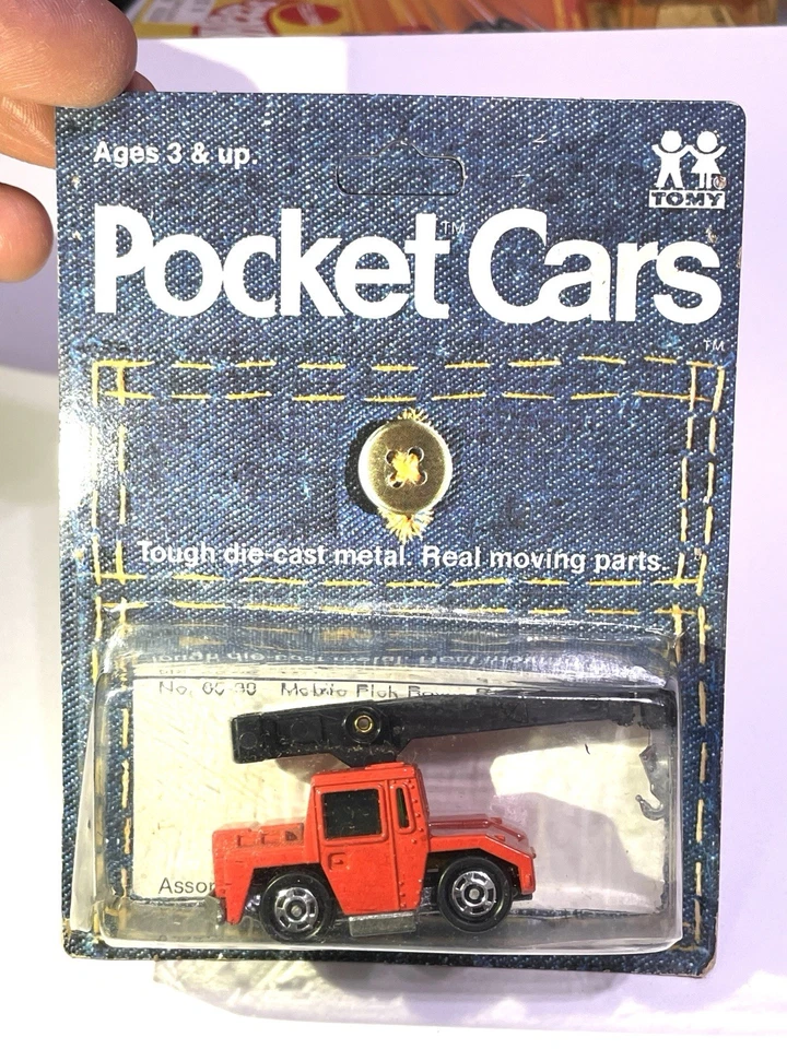 De colección 1974 Tomica Tomy Pocket Cars Móvil Pick Rover Grúa Sellada en Blister Foto 1 de 4