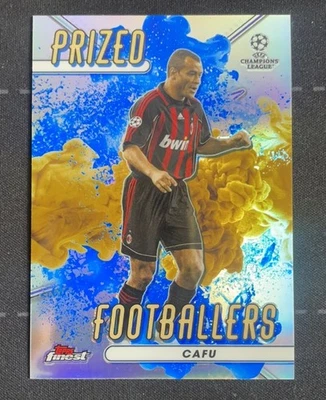 Cafu 2022-23 Topps Finest UEFA Prized Footballers Fusion Blue Gold #PFF-2 - Image 1 of 2