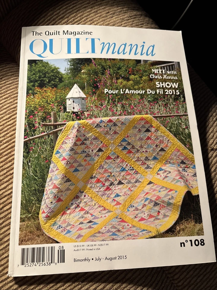 Quiltmania The Quilt Magazine July August 2015/Mystery Quilt Part 4/lg Pattern - Image 1 of 3