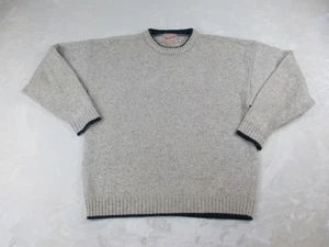 VINTAGE Woolrich Sweater Mens 2XL XXL Broown Knit Wool Blend Pullover Outdoors* - Picture 1 of 9
